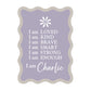 Affirmation Plaque - Wavy (with border)