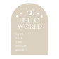 Birth Announcement Plaque