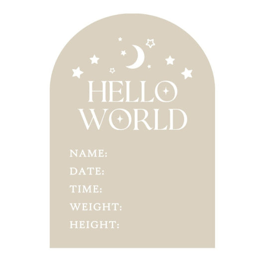 Birth Announcement Plaque