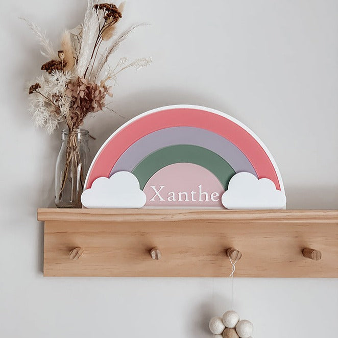 Rainbow Cloud Plaque